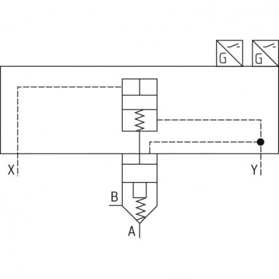 2-way cartridge valves with spool position monitoring LFA..E79 (control cover) 2-way cartridge valves with spool position monitoring LFA..E79 (control cover)