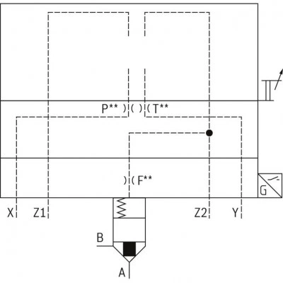 2-way cartridge valves with spool position monitoring LFA..EHWMB2 (control cover)