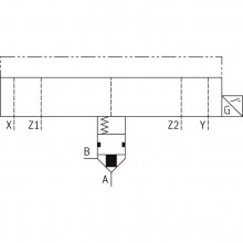 2-way cartridge valves with spool position monitoring LFA..EM19 (control cover)