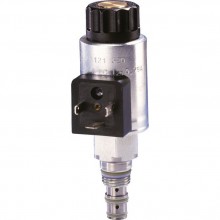 3/2 directional spool valve, direct operated with solenoid actuation KKDER8 C/G/U (High Performance)