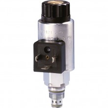 2/2 directional spool valve, direct operated with solenoid actuation KKDER8 N/P (High Performance)