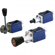 Directional spool valves, direct operated, with mechanical or manual actuation WMD 6