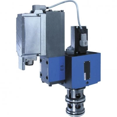 Directional high-response cartridge valve, pilot-operated, with integrated electronics (OBE) 3WRCBEE Directional high-response cartridge valve, pilot-operated, with integrated electronics (OBE) 3WRCBEE