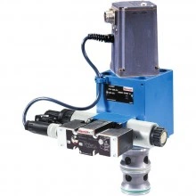 Directional high-response cartridge valve, pilot-operated, with integrated electronics (OBE) 3WRCE...-2X/P