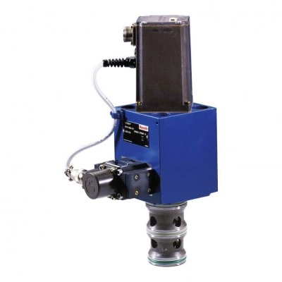 Directional high-response cartridge valve, pilot-operated, with integrated electronics (OBE) 3WRCE…S Directional high-response cartridge valve, pilot-operated, with integrated electronics (OBE) 3WRCE…S