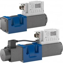 High-response directional valves, direct operated, with electrical position feedback and integrated electronics (OBE) 4WRPE