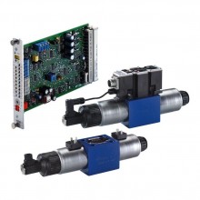 4/2 and 4/3 proportional directional valves, direct operated, wit electrical position feedback, with integrated electronics (OBE) 4WREE