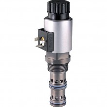 Proportional flow control valves, with integrated pressure compensator KUDSR