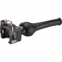 Mating connectors for directional valves with connector "C4" and "C4Z" (AMP Junior-Timer), litz wire outer diameter 1.2 mm to 2.1 mm 2P D1.2 JUNIOR