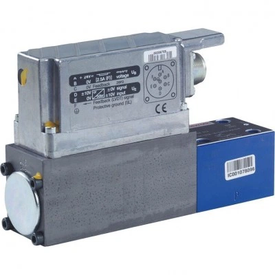 Proportional pressure relief valves, direct operated, with integrated electronics (OBE) and position feedback DBETBEX