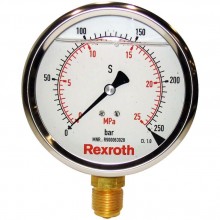 Pressure gauge with fluid filling ABZMM