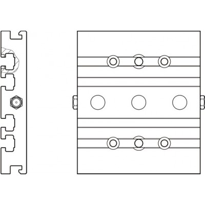 Connection plate for CKK-070