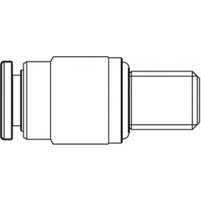 Straight connectors for Ball Rail Systems R3417 07. 09