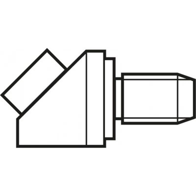 Funnel-type lube nipple according to DIN 3405 Form B R3417 004 09