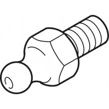 Hydraulic-type lube nipple according to DIN 71412 Form A R3417 0.. 02