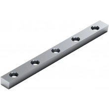 V-guide for lateral retention of Ball Guide Rails