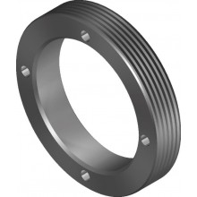 Threaded Rings for Torque-Resistant Compact Linear Bushings