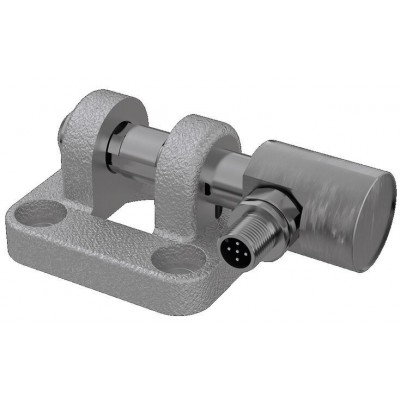 Clevis mount with force measuring bolts Clevis mount with force measuring bolts