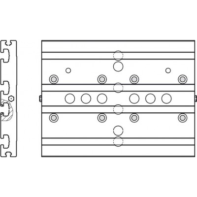 Connection plates for CKR 090 … 200, R0375...11 Connection plates for CKR 090 … 200, R0375...11