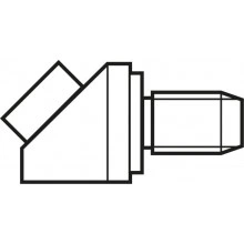 Funnel-type lube nipple according to DIN 3405 Form B R3417 004 09