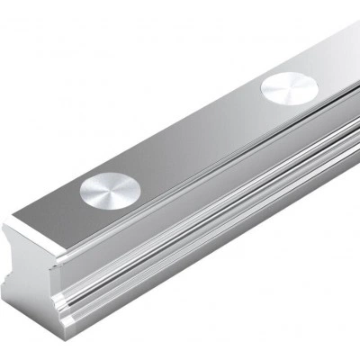 Ball Guide Rails SNS with steel mounting hole plugs R1606 .5. ..
