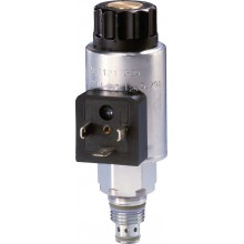 2/2 directional spool valve, direct operated with solenoid actuation KKDER8 N/P