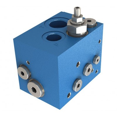 Inlet elements with by-pass compensator, LS relief for open/closed center control block and solenoid operated unloading TEG-13...